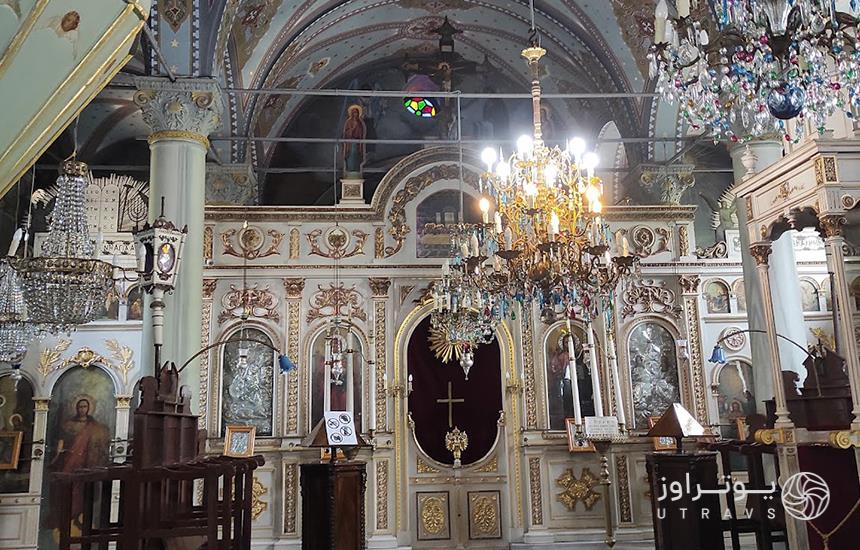 نمای داخلی کلیسا ایایورگی استانبول 